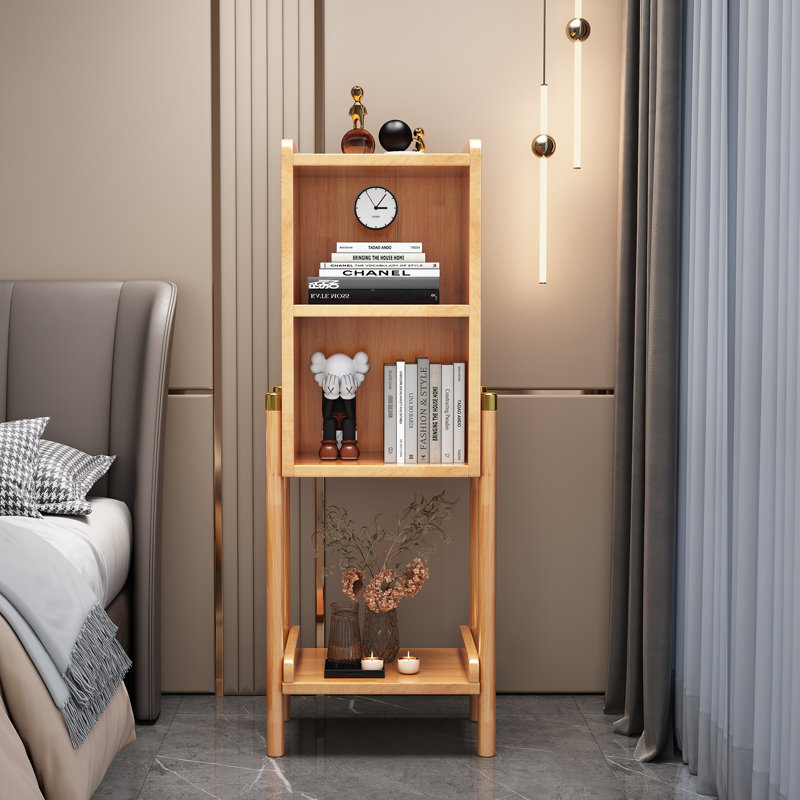 33 cm W Bedside Table, Natural