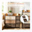 Storage Cabinet with Open Top Shelf and Drawers