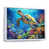 White Floater Framed