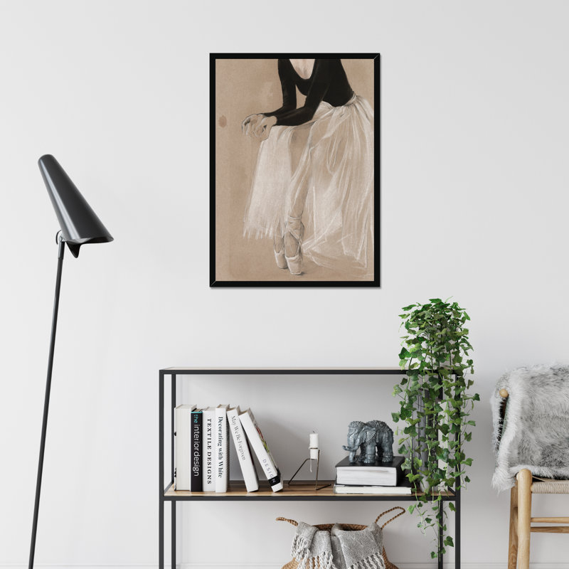 Ballet Study I by Jennifer Paxton Parker - Painting, Black Framed Paper Print, 50cm H x 34cm W