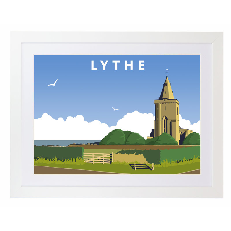 Richard O'Neil - Print, 33.5 cm H x 43.5 cm W x 2.2 cm D, White Wood Frame