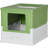 Spacious Modern Cat Litter Box With Scoop And Front Entry
