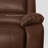 Talley 5-Seat Faux Leather Reclining Sectional Sofa with Storage Console and Drop Down Table-129225415