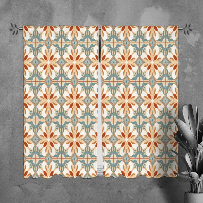 Paire de rideaux obscurcissant en polyester Joncarlos, L 40 po x L 82 po