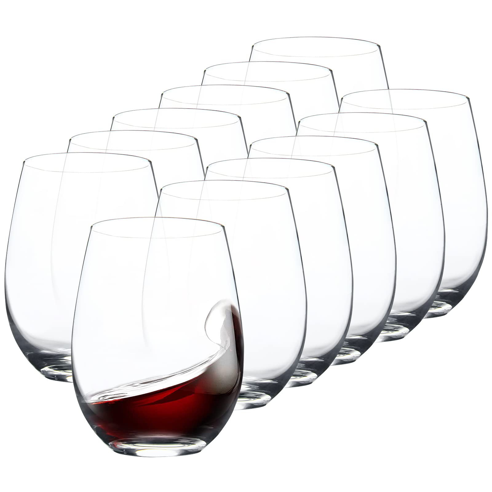 APPLIANCES & HOMEGOODS LIQUIDATION INC. Stemless Wine Glasses Set Of 12