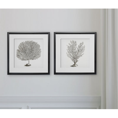 Coral III, ensemble de 2 reproductions d'impressions