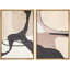 Illustration de formes abstraites de style champ pastel Mid-Century-100708116-100708115