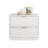 White Double-Drawer Side Table / Bedside Cabinet