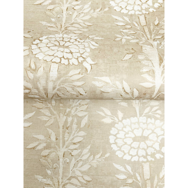 Papier peint doré French Marigold, Brun