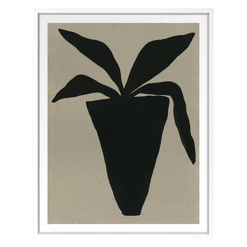Teenie Ink 4 Print by Kate Roebuck, 25" H x 20" W, White Framed