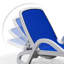 Chaise longue d'extérieur réglable et inclinable
