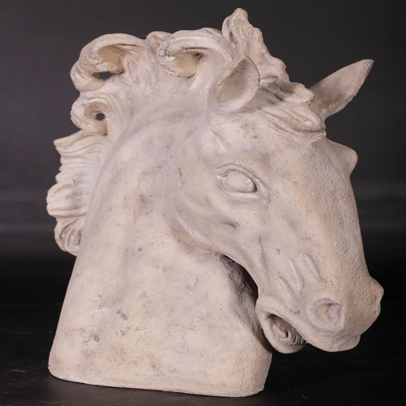 Petite statue tête de cheval