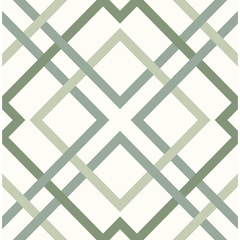 Rouleau de papier peint l 33 pi x p 20,5 po Shuman, Vert