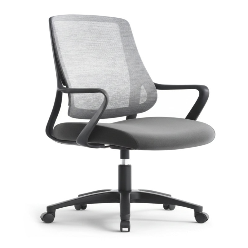 Chaise de bureau en filet Everyday, Gris