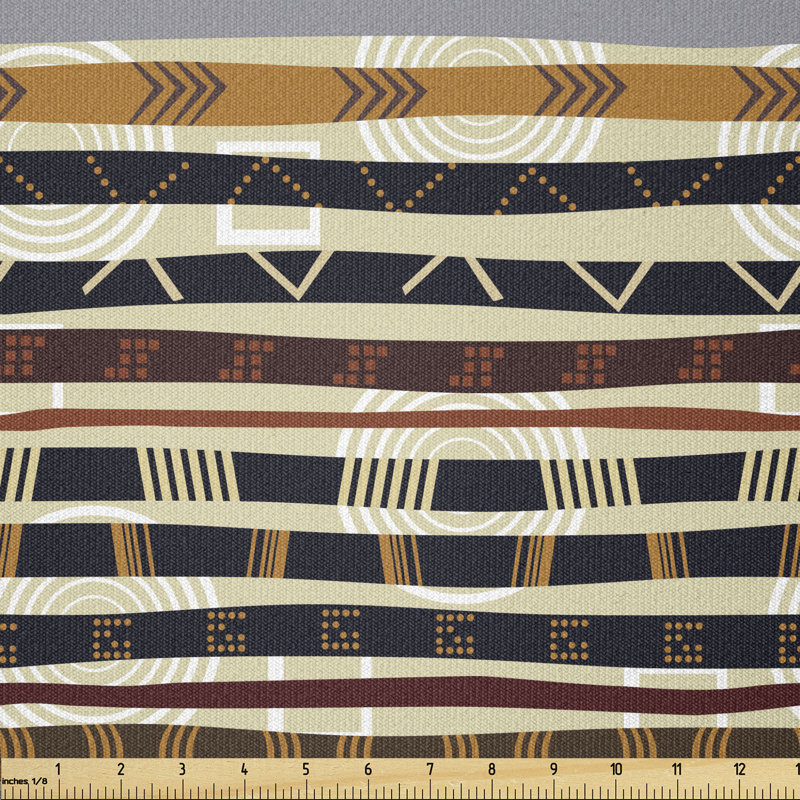 Coverson Geometric Forms Striped Multi-Purpose Fabric