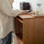 Armoire de rangement moderne et minimaliste pour bar à thé