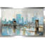 Teal City Shadows par - Peinture-537081540-537081543
