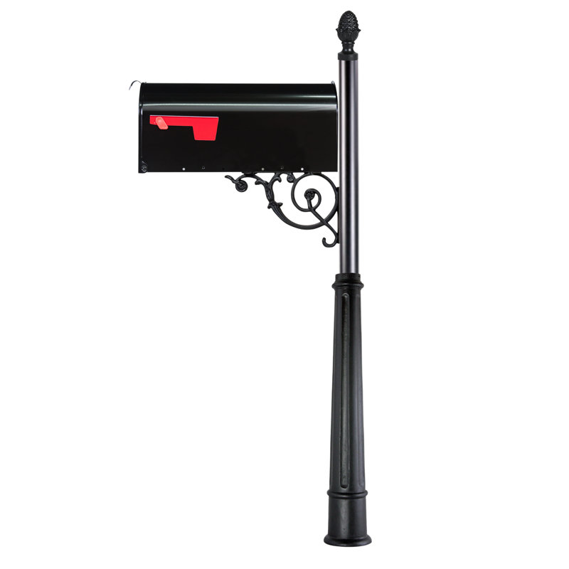 Aluminum Post Mounted Mailbox