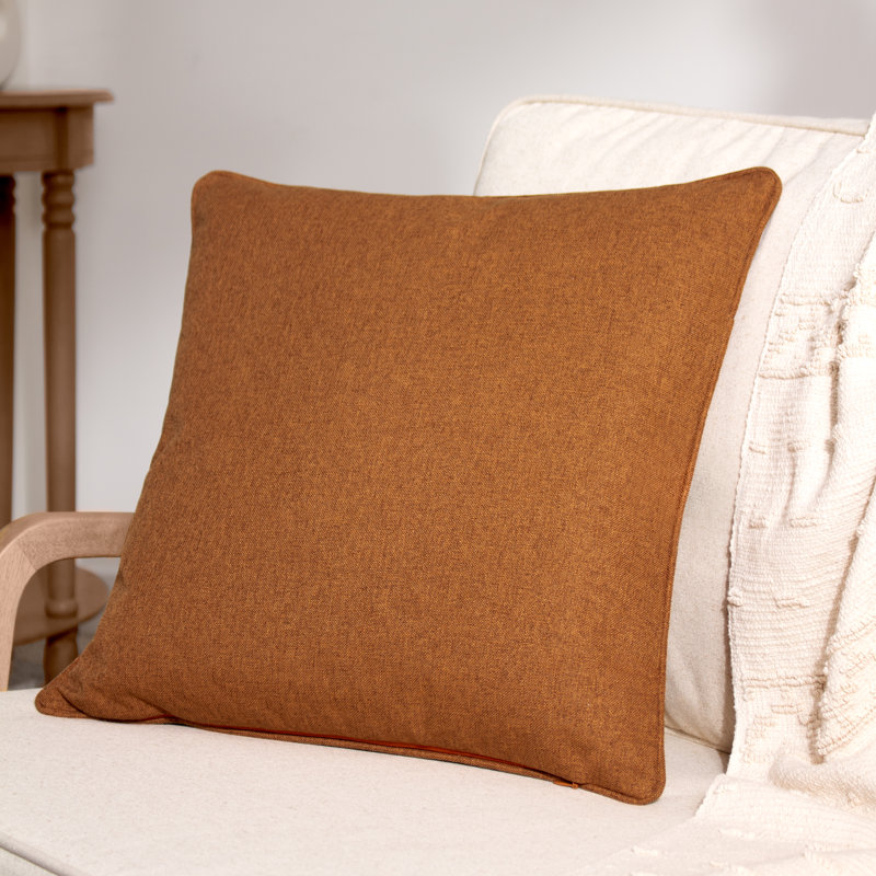 Dawn Square Throw Cushion, Brick
