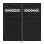 Barrière d'intimité décorative 6 pi H * 8 pi l avec cadres en métal et ensembles de poignées, double barrière en bois composite en plastique - sans les poteaux-123175229-123417177-123050869