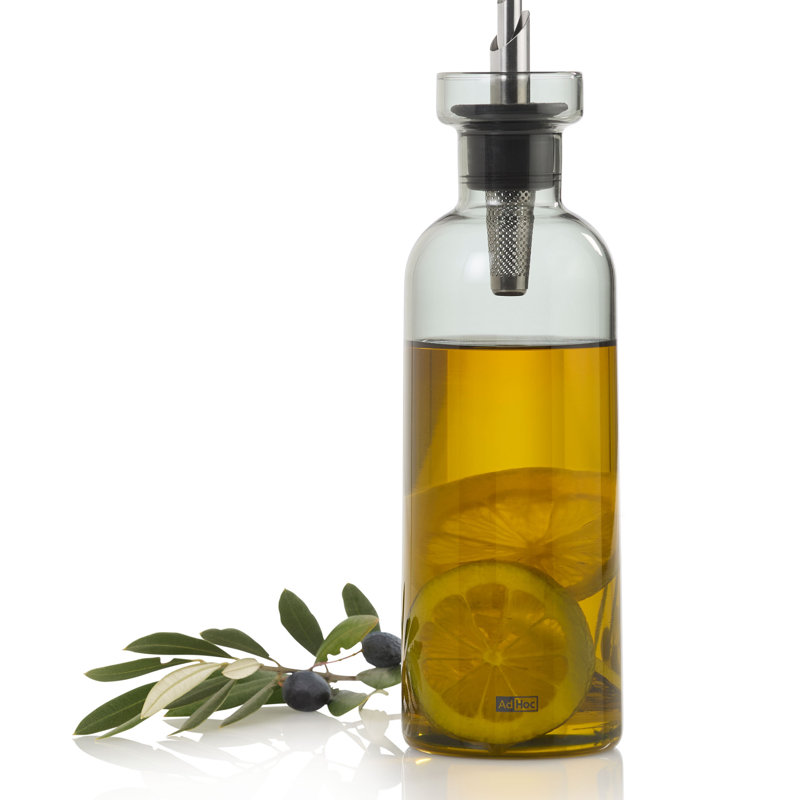 Distributeur AdHoc huile / vinaigre Aromapour gris 4 oz, 120 ml Aromapour