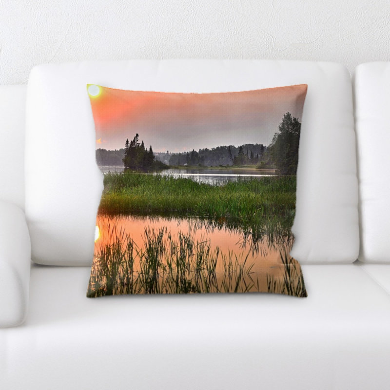 Microsuede Throw Pillow