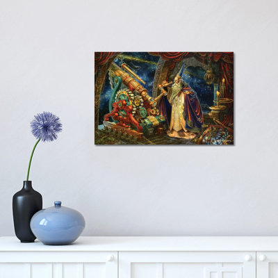 The Astronomer by Myles Pinkney - Wrapped Canvas Print