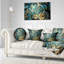 Coussin lombaire abstrait