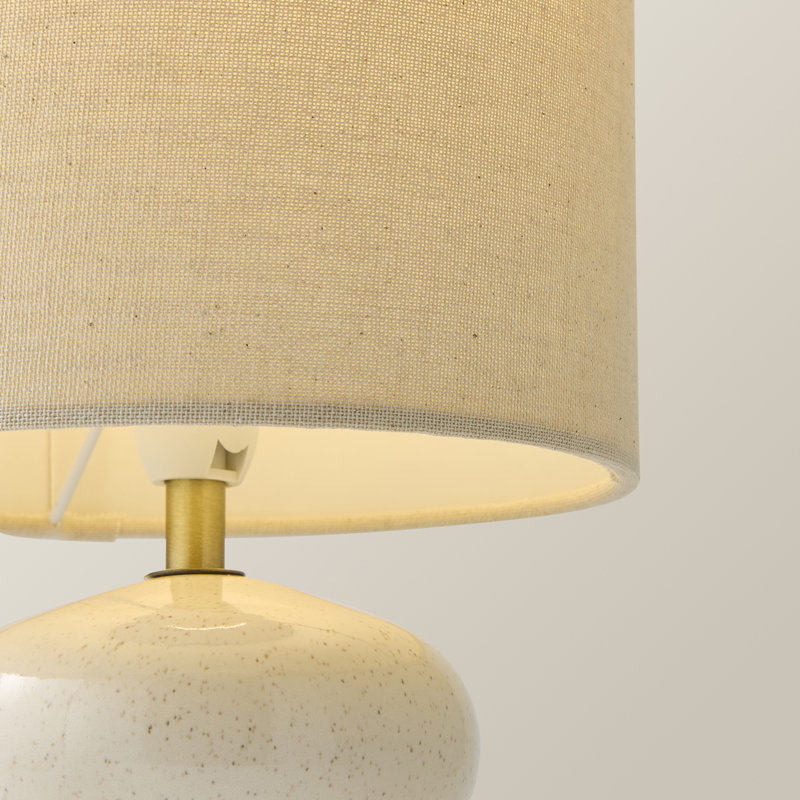 Ceramic Table Lamp, Beige