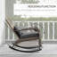 Chaise berçante pour l'extérieur en osier Adirondack-1452474752