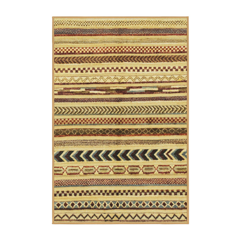 Abstract Indoor Rug, Rectangle 5' x 7'