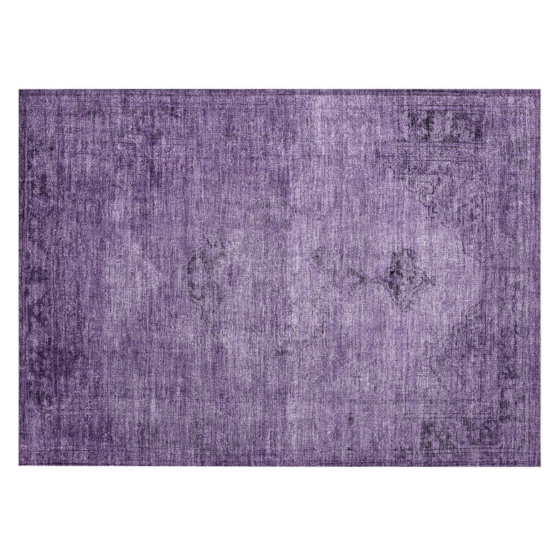 Flatweave Washable Oriental Indoor / Outdoor Rug, Rectangle 1'8" x 2'6"