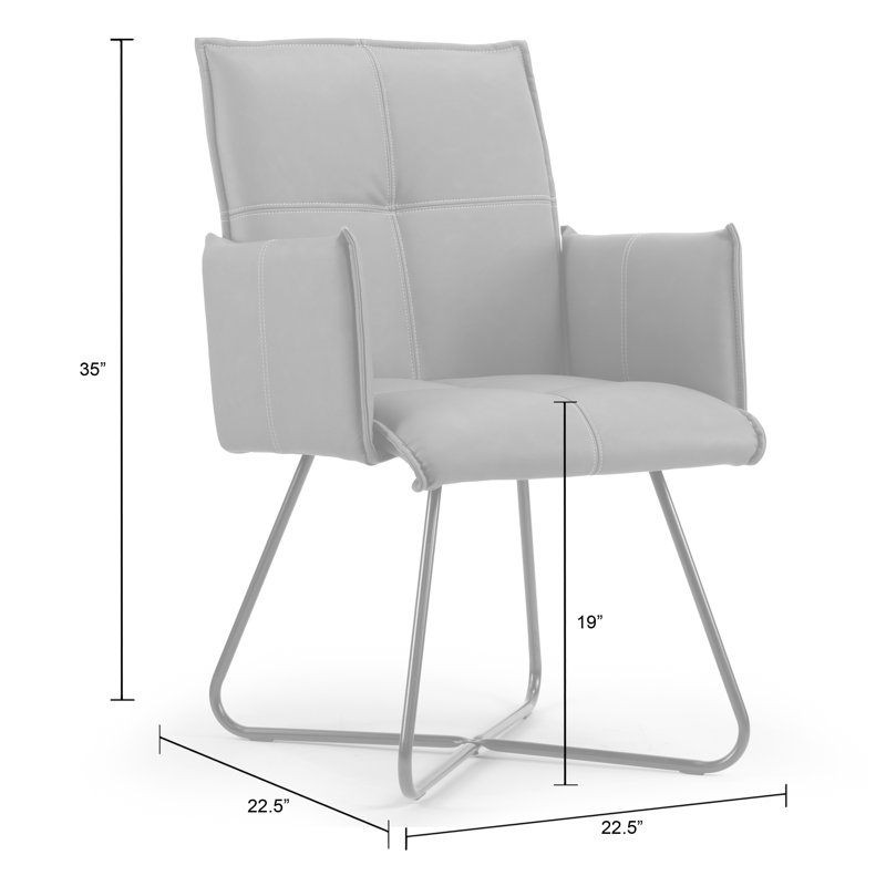 Chaise rembourrée Marcie