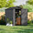 Plastic Storage Shed with Floor, Resin Shed with Window and Lockable Door-101319717-97796520