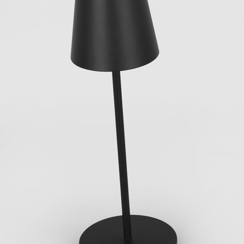 Nevis Accent Rechargeable Table Lamp, Black