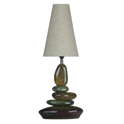 LumiRock Ceramic Table Lamp
