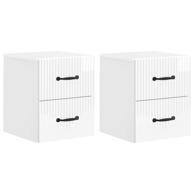 34.5cm W Manufactured Wood Bedside Table
