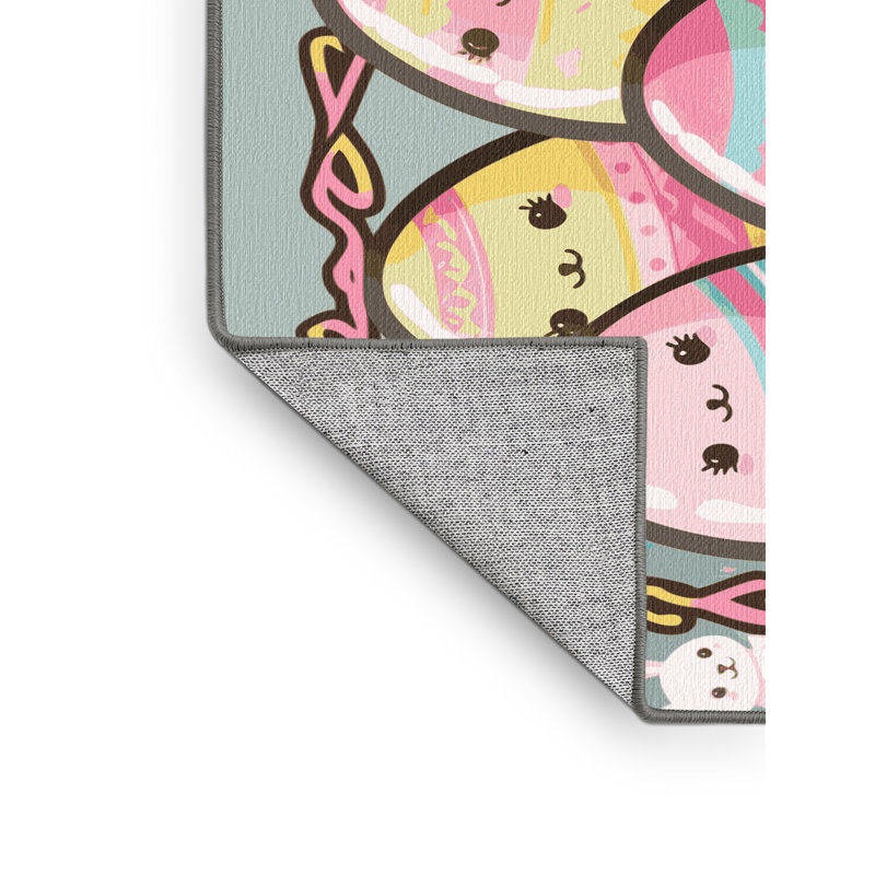 Le tapis des Fêtes de Pâques Printemps Aisle®, Rectangulaire 2 pi x 3 pi
