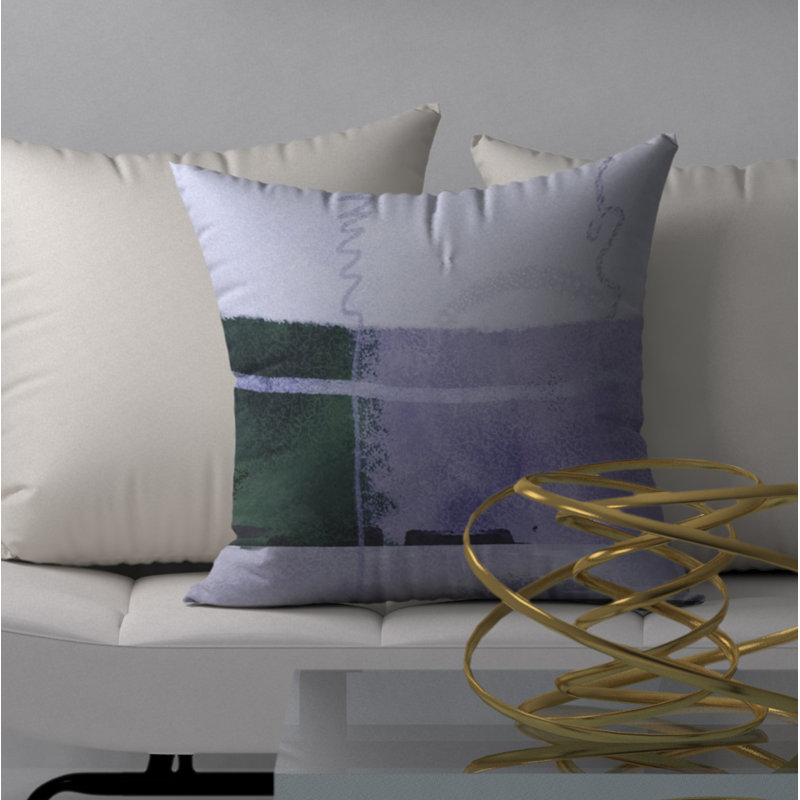 Reversible Throw Pillow, 18" x 18"