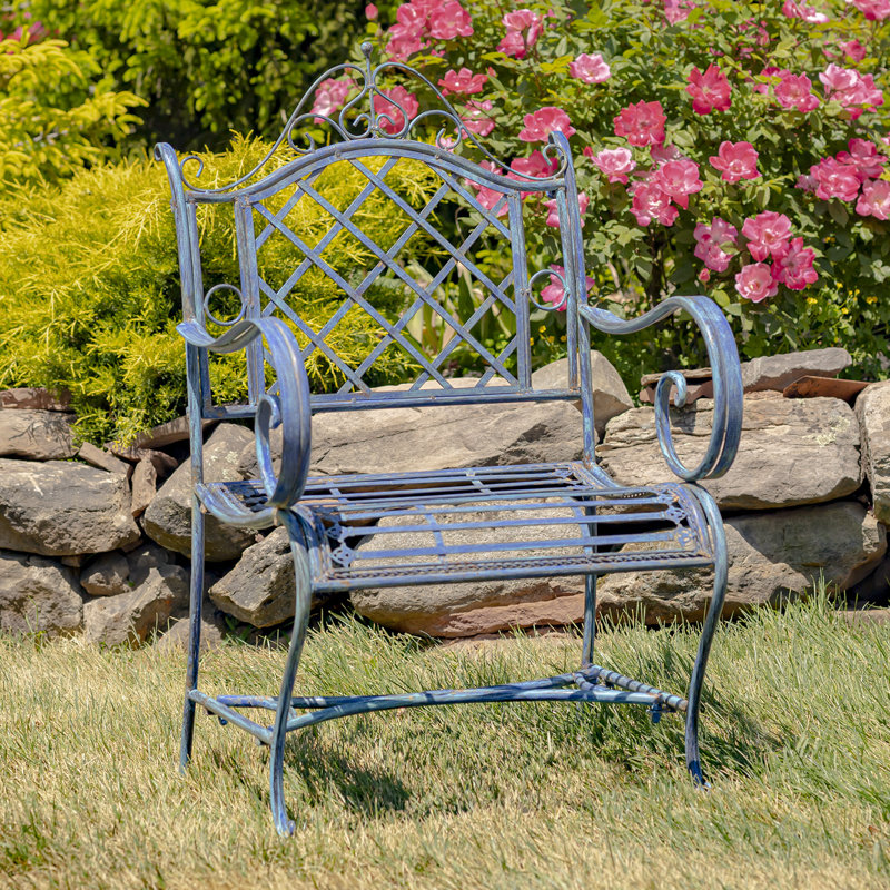 Fauteuil Stephania, Bleu antique