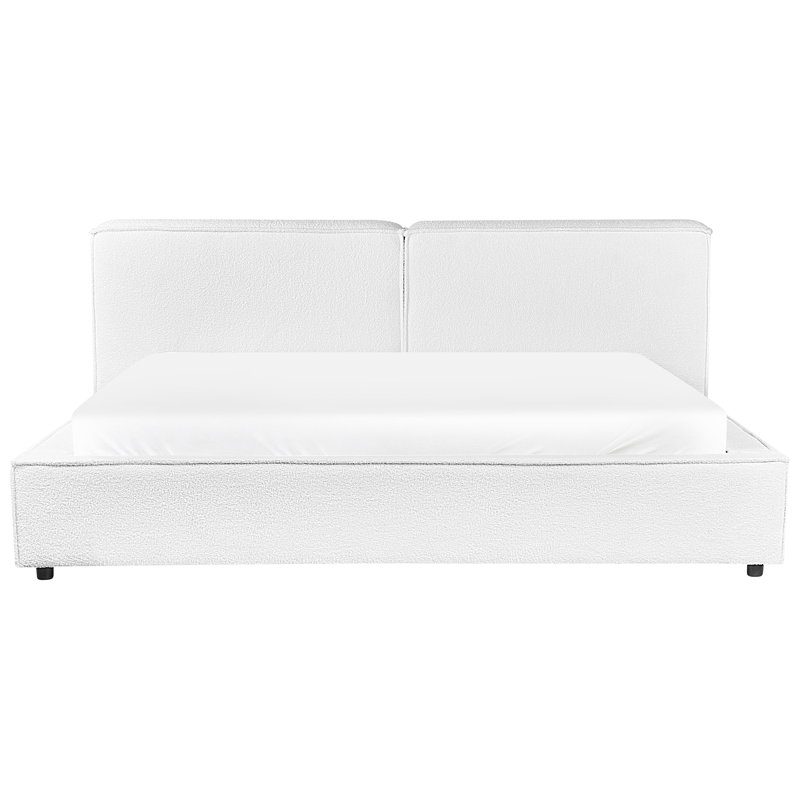 Casanas Upholstered Bed, White