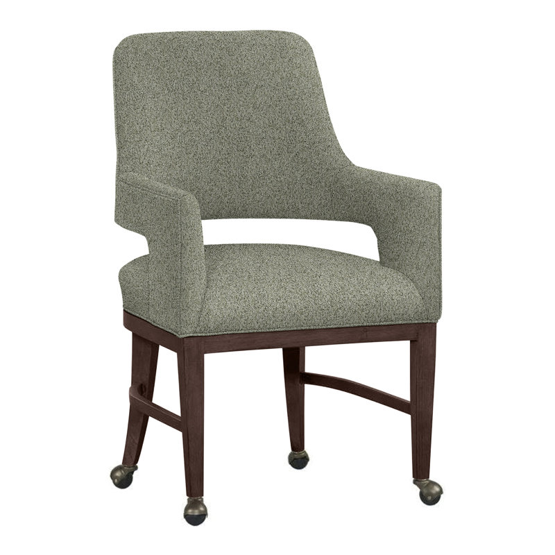 Chaise avec accoudoirs Josie, Tabac, Noisette 8794