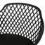 Chaise d'extérieur pour 2 personnes en polypropylène résistant aux intempéries, profondeur de 21,78 po, largeur, hauteur de 31,95 po, cadres de 11,25 lb et style moderne pour les repas, dans un style profond, large, haut, aux lignes épurées
