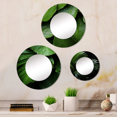 Jeudi Metal Round Mirror
