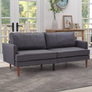 78.5" Wide Modern and Upholstered Soft Fabric Convertible Sofa