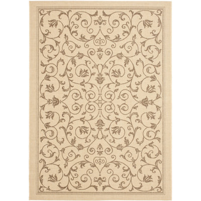 Tapis intérieur / extérieur brun Arneshia