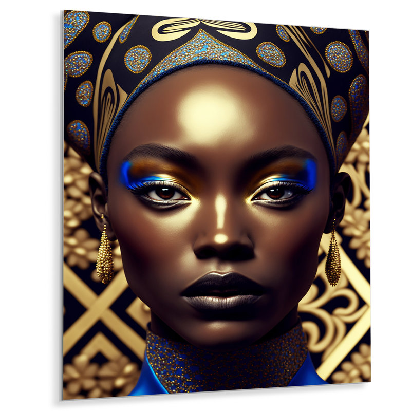 Hadika Abstract Wall Decor on Metal, 20" H x 12" W x 1" D