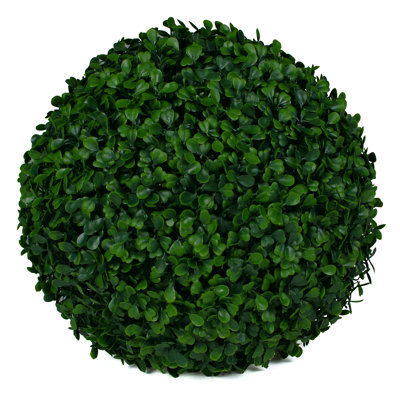 11'' Faux Boxwood Topiary