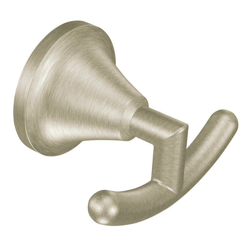 Icon Wall Mounted Robe Hook, Brushed Nickel