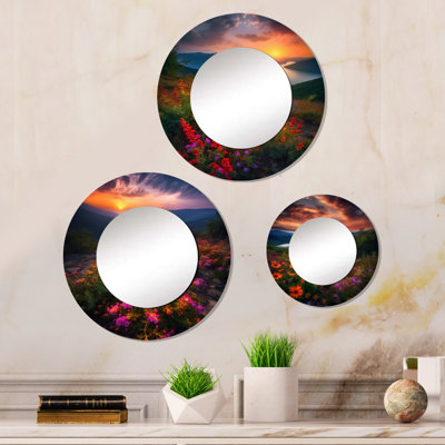 Stonebrook Metal Round Mirror